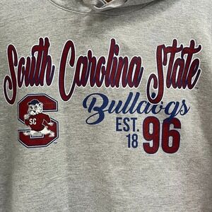 NEW South Carolina State Bulldogs Hoodie Sweatshirt Grey‎ Unisex XL